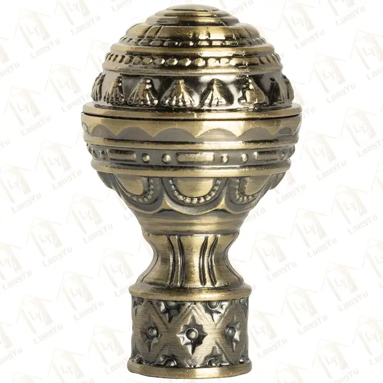 Antique Drapery Rod Finials