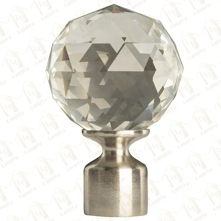 Glass Curtain Finials