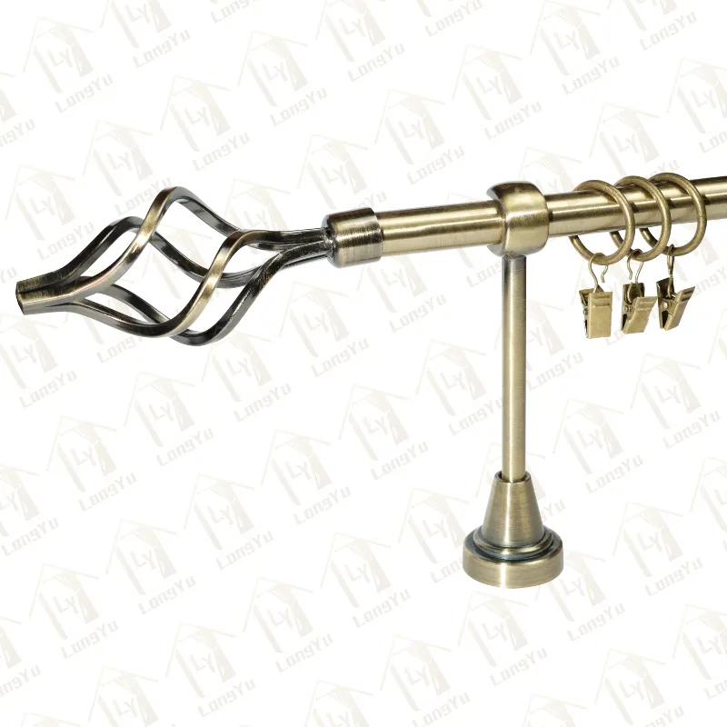 Wrought Iron Curtain Finials